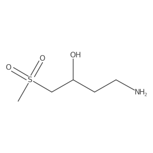 (2S)-4-amino-1-methanesulfonylbutan-2-ol结构式