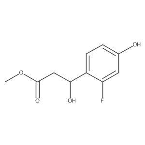 methyl (3S)-3-(2-fluoro-4-hydroxyphenyl)-3-hydroxypropanoate结构式