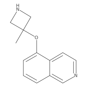 5-[(3-Methylazetidin-3-yl)oxy]isoquinoline结构式