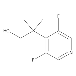 2-(3,5-Difluoropyridin-4-yl)-2-methylpropan-1-ol Structure