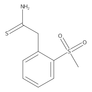 2-(2-Methanesulfonylphenyl)ethanethioamide结构式