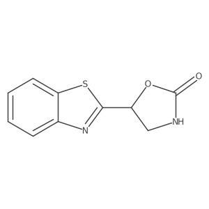 5-(1,3-Benzothiazol-2-yl)-1,3-oxazolidin-2-one结构式