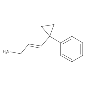 3-(1-Phenylcyclopropyl)prop-2-en-1-amine结构式