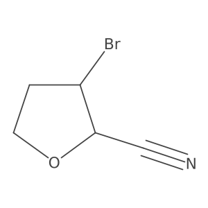 (2S,3R)-3-Bromooxolane-2-carbonitrile结构式