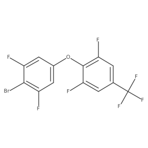 2-Bromo-5-[2,6-difluoro-4-(trifluoromethyl)phenoxy]-1,3-difluorobenzene结构式