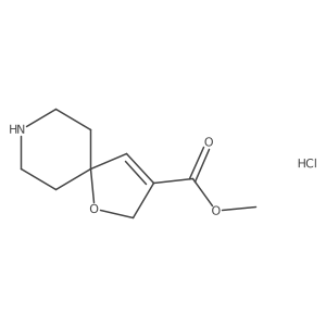 Methyl 1-oxa-8-azaspiro[4.5]dec-3-ene-3-carboxylate;hydrochloride结构式