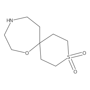 7-Oxa-3lambda6-thia-10-azaspiro[5.6]dodecane-3,3-dione结构式