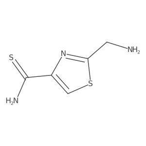 2-(Aminomethyl)-1,3-thiazole-4-carbothioamide结构式
