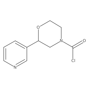 2-(3-Pyridinyl)-4-morpholinecarbonyl chloride Structure