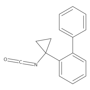 1-(1-Isocyanatocyclopropyl)-2-phenylbenzene结构式