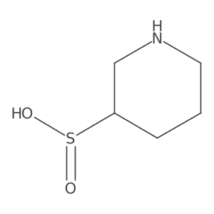(3R)-piperidine-3-sulfinic acid结构式
