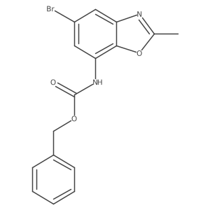 benzyl N-(5-bromo-2-methyl-1,3-benzoxazol-7-yl)carbamate Structure