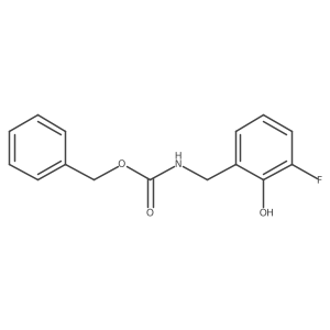 benzyl N-[(3-fluoro-2-hydroxyphenyl)methyl]carbamate Structure