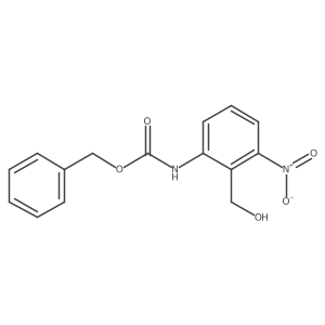 benzyl N-[2-(hydroxymethyl)-3-nitrophenyl]carbamate结构式
