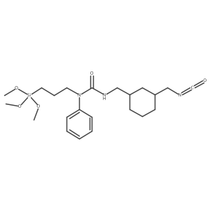 Urea, N'-[[3-(isocyanatomethyl)cyclohexyl]methyl]-N-phenyl-N-[3-(trimethoxysilyl)propyl]-结构式