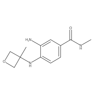 3-Amino-N-methyl-4-[(3-methyl-3-oxetanyl)amino]benzamide Structure