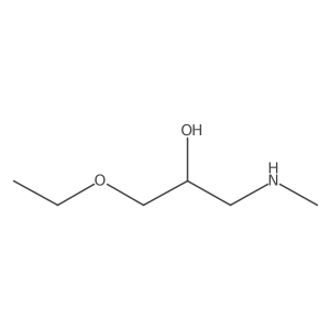 1-Ethoxy-3-(methylamino)-2-propanol结构式