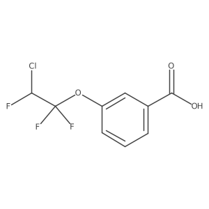 3-(2-Chloro-1,1,2-trifluoroethoxy)benzoic acid Structure