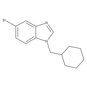 5-Bromo-1-(cyclohexylmethyl)-1H-benzo[d]imidazole Structure