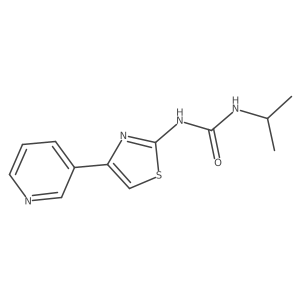3-(Propan-2-yl)-1-[4-(pyridin-3-yl)-1,3-thiazol-2-yl]urea Structure
