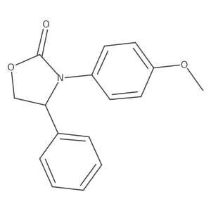 (4S)-3-(4-Methoxyphenyl)-4-phenyl-2-oxazolidinone结构式