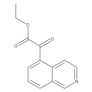 Ethyl Isoquinolin-5-yl(oxo)acetate Structure