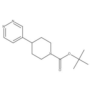 Tert-butyl 4-(pyridazin-4-yl)piperidine-1-carboxylate Structure