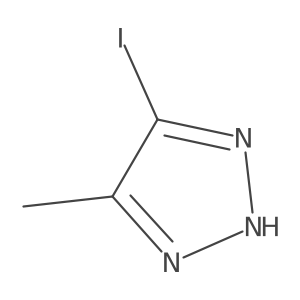 5-Iodo-4-methyl-1H-1,2,3-triazole Structure