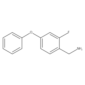 (2-Fluoro-4-phenoxyphenyl)methanamine结构式
