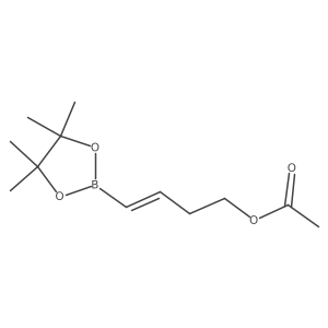 [(E)-4-(4,4,5,5-tetramethyl-1,3,2-dioxaborolan-2-yl)but-3-enyl] acetate Structure
