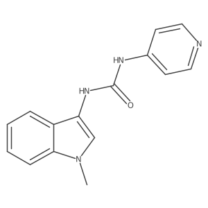 1-(1-methyl-1H-indol-3-yl)-3-(pyridin-4-yl)urea Structure
