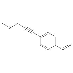 4-(3-Methoxyprop-1-yn-1-yl)benzaldehyde结构式