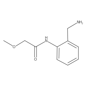 N-[2-(Aminomethyl)phenyl]-2-methoxyacetamide结构式