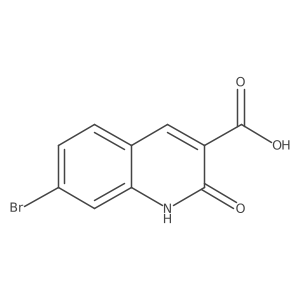 7-Bromo-2-oxo-1,2-dihydroquinoline-3-carboxylic acid Structure