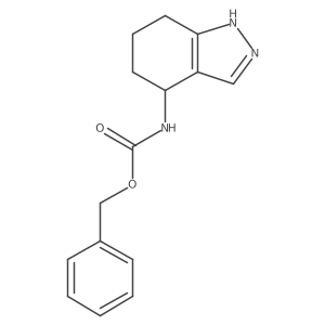 (4,5,6,7-Tetrahydro-1H-indazol-4-yl)-carbamic acid benzyl ester结构式
