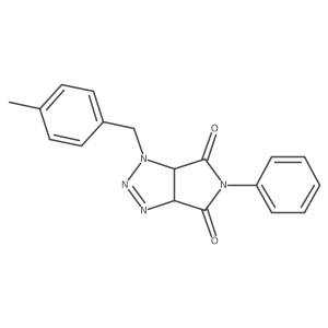 1-(4-methylbenzyl)-5-phenyl-1,6a-dihydropyrrolo[3,4-d][1,2,3]triazole-4,6(3aH,5H)-dione Structure