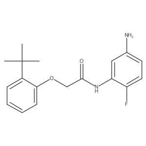 N-(5-Amino-2-fluorophenyl)-2-[2-(tert-butyl)-phenoxy]acetamide Structure