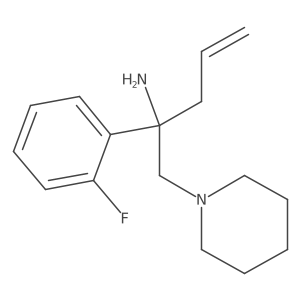 I+/--(2-Fluorophenyl)-I+/--2-propen-1-yl-1-piperidineethanamine结构式