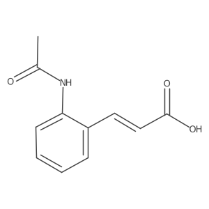 (Z)-2-acetamidocinnamic acid结构式