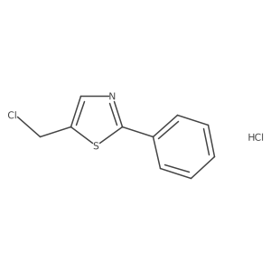 5-(Chloromethyl)-2-phenyl-1,3-thiazole hydrochloride Structure
