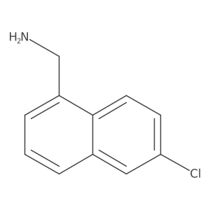1-(Aminomethyl)-6-chloronaphthalene结构式