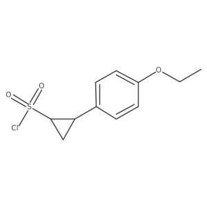 2-(4-Ethoxyphenyl)cyclopropanesulfonyl chloride Structure