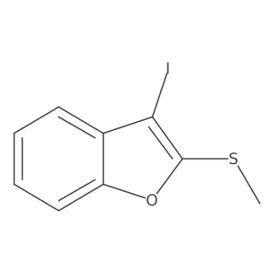 3-Iodo-2-(methylthio)benzofuran Structure