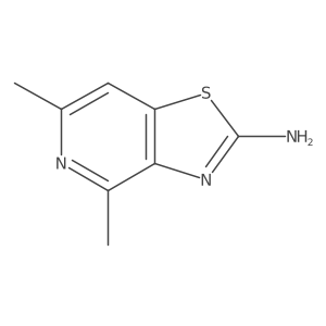 4,6-Dimethylthiazolo[4,5-c]pyridin-2-amine结构式
