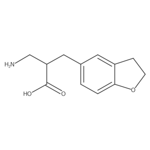 3-Amino-2-[(2,3-dihydro-1-benzofuran-5-yl)methyl]propanoic acid Structure