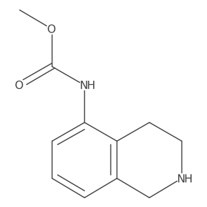 methyl N-(1,2,3,4-tetrahydroisoquinolin-5-yl)carbamate Structure