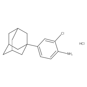 4-(Adamantan-1-yl)-2-chloroaniline hydrochloride结构式