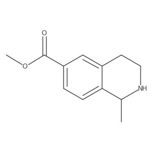 Methyl 1,2,3,4-tetrahydro-1-methyl-6-isoquinolinecarboxylate结构式