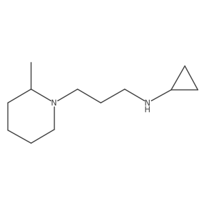 n-(3-(2-Methylpiperidin-1-yl)propyl)cyclopropanamine结构式