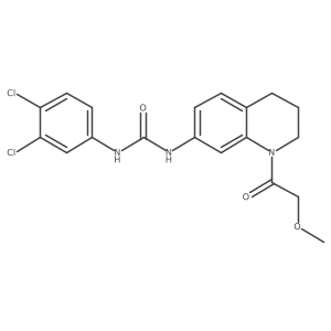 COCC(=O)N1CCCc2ccc(NC(=O)Nc3ccc(Cl)c(Cl)c3)cc21结构式